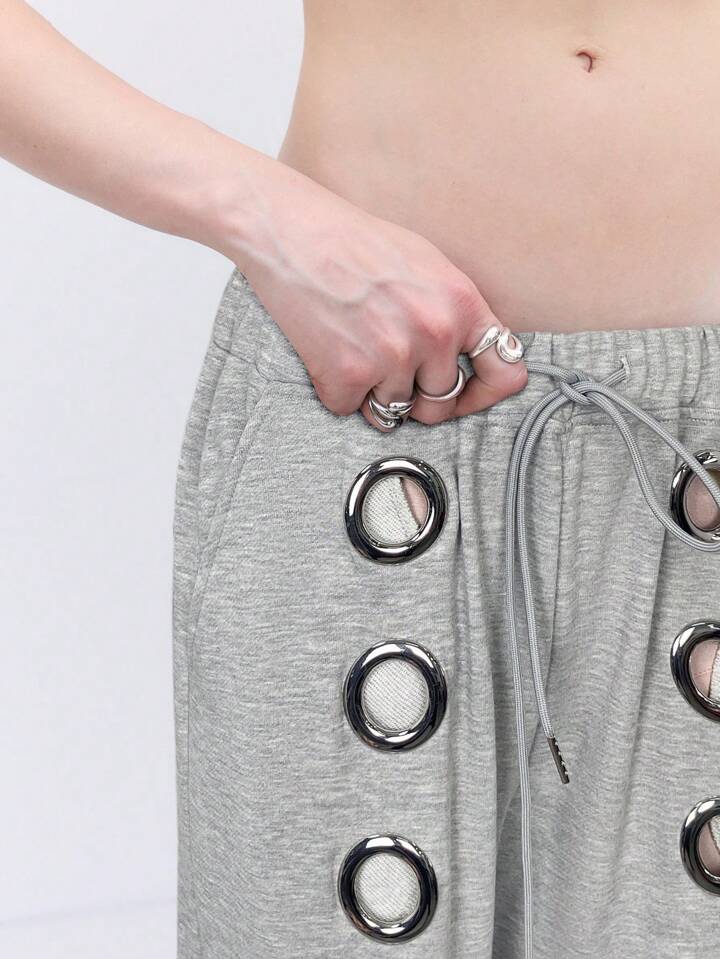 Eyelet Sweats